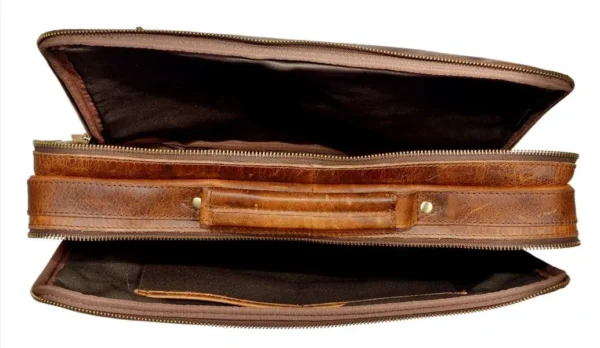 Mars Leather Executive Laptop Bag - Image 2