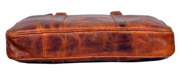 Mars Brush Antique Leather Bag - Image 3