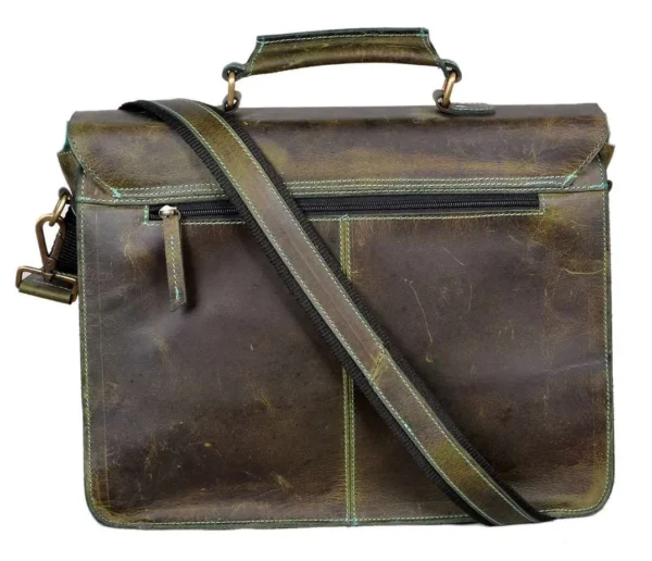 Mars Green Leather Professional Bag - Image 2