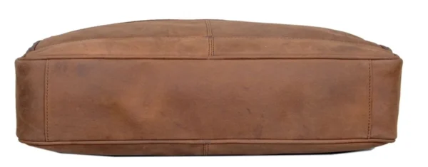 Neptune Dusty Leather Travel Laptop Bag - Image 5