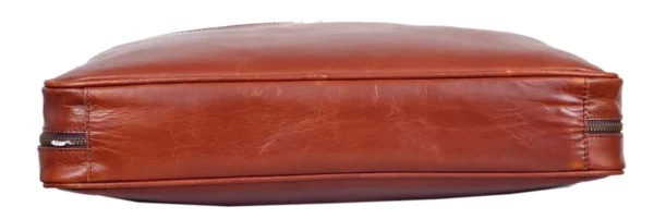 Mercury British Tan Leather Executive Bag - Image 5