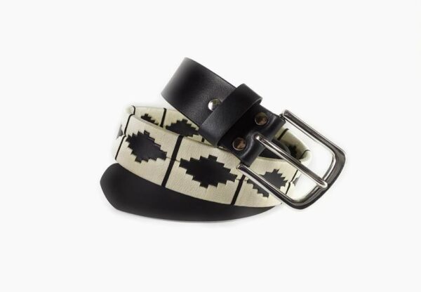 Diamond Polo Leather Belt