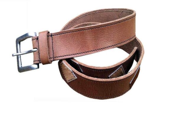 Patched Leather Belt