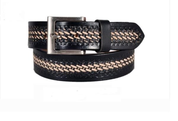 Mat Leather Belt