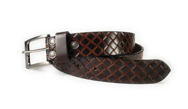 Square P2C Leather Belt